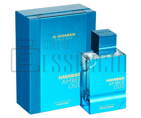 Perfume Amber Oud Aqua Dubai – Al Haramain Perfumes – Eau de Parfum Compartilhável