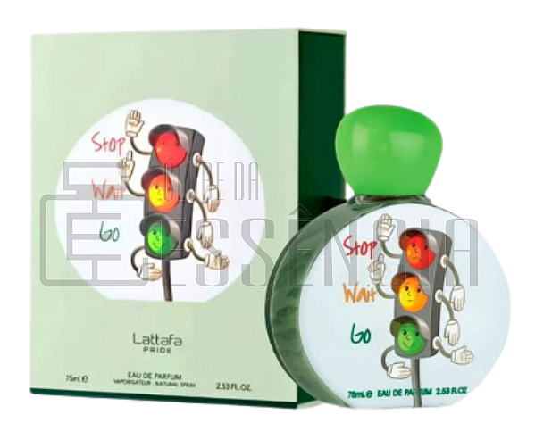 Perfume Stop Wait Go – Lattafa Perfumes – Infantil / Eau de Parfum Compartilhável