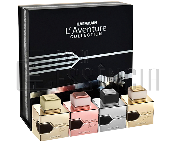 Kit L’Aventure – Al Haramain – 4 Perfumes (Unissex/Masculino/Feminino)