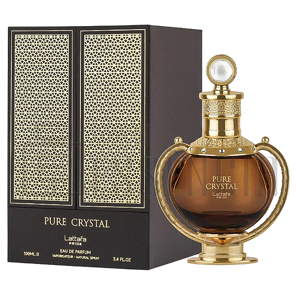 Perfume Lattafa Pure Crystal Eau de Parfum Unissex 100ml