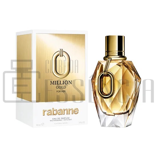 Perfume Rabanne Million Gold For Her Eau de Parfum Feminino 90ml