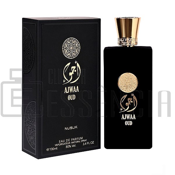 Perfume Nusuk Ajwaa Oud Black Eau de Parfum Masculino 100ml