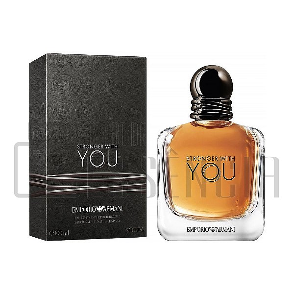 Perfume Emporio Armani Stronger With You Eau de Toilette Masculino 100ml
