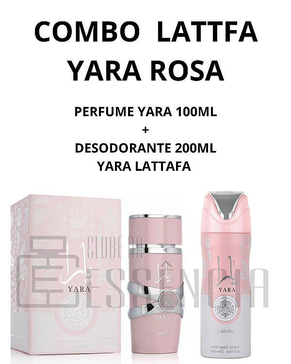 COMBO LATTAFA YARA - Perfume 100ml + Desodorante 200ml