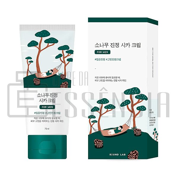 Creme Facial Round Lab Pine Calming Cica Cream For Men 75ml