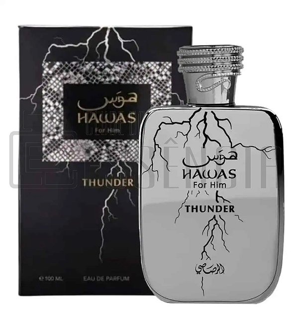 Perfume Rasasi Hawas Thunder Eau de Parfum Masculino 100ml