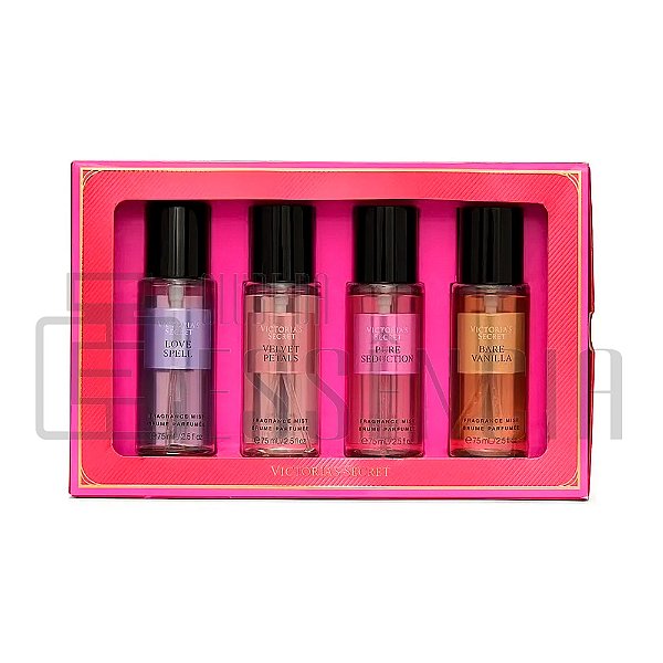 Kit Body Splash Victoria's Secret 75ml – 4 Peças