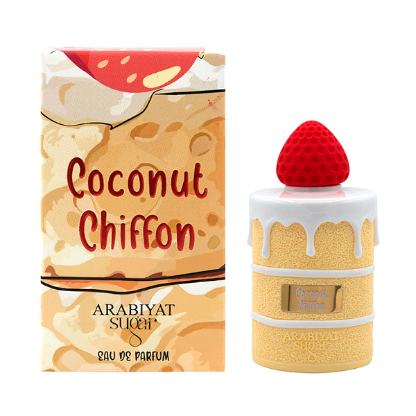 Perfume Arabiyat Sugar Coconut Chiffon Eau de Parfum Unissex 100ml