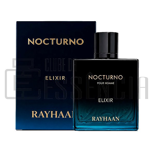 Perfume Rayhaan Nocturno Elixir Eau de Parfum Masculino 100ml