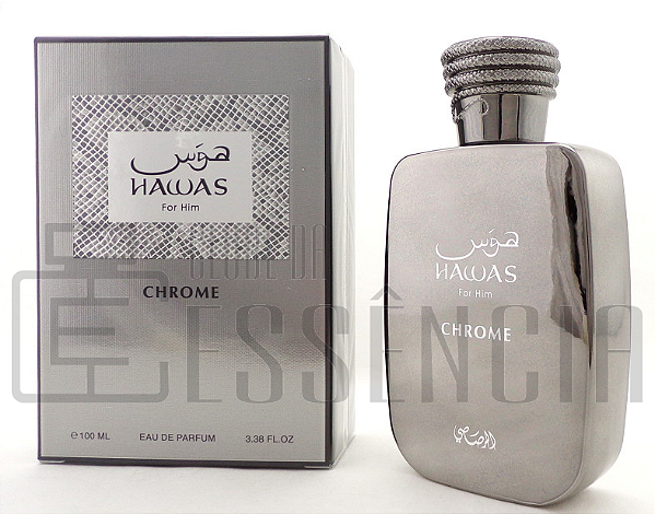 Perfume Rasasi Hawas Chrome Eau de Parfum Masculino 100ml