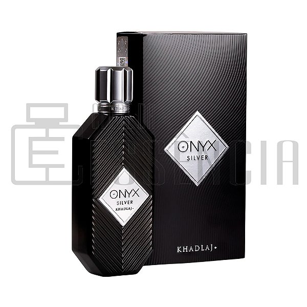 Perfume Khadlaj Onyx Silver Eau de Parfum Unissex 100ml