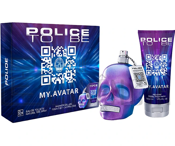 Kit Police To Be My.Avatar Masculino Eau de Toilette 40ml + Body Shampoo 100ml