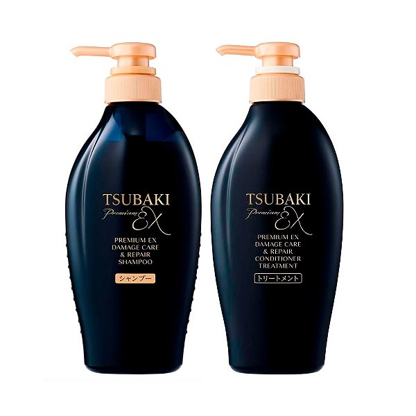 Kit Capilar Shiseido Tsubaki Premium EX Damage Care & Repair Shampoo + Condicionador 450ml