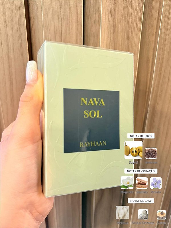 Perfume Rayhaan Nava Sol Eau de Parfum Unissex 100ml