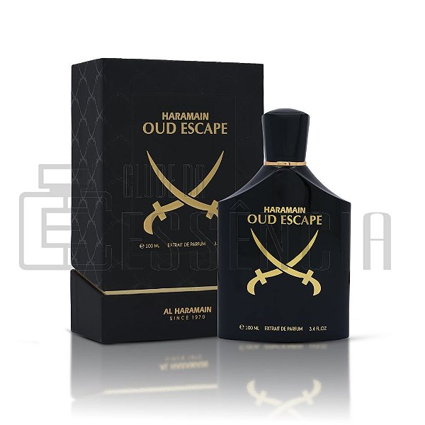 Perfume Al Haramain Oud Escape Extrait de Parfum Masculino 100ml