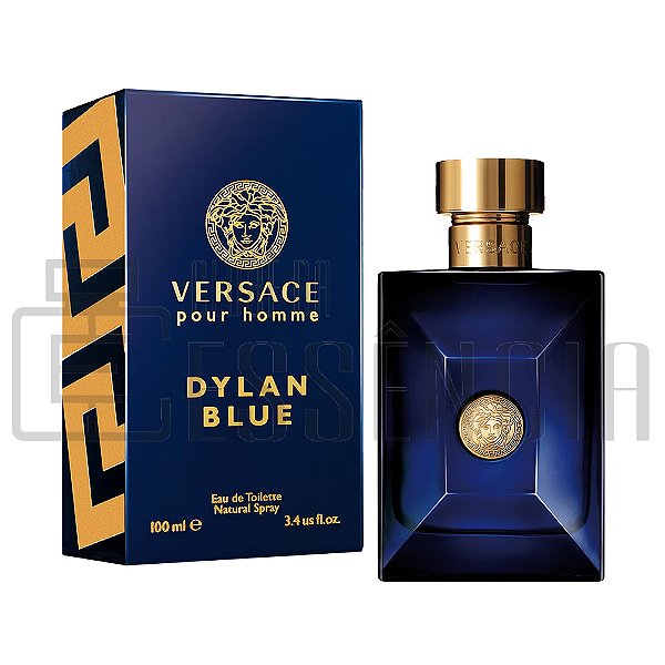 Perfume Versace Pour Homme Dylan Blue Eau de Toilette Masculino 100ml