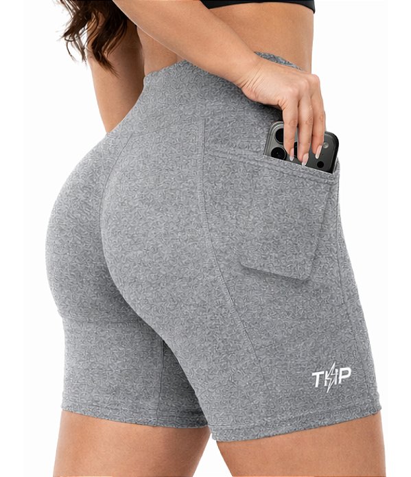 Bermuda Ciclista Bolso - Mescla