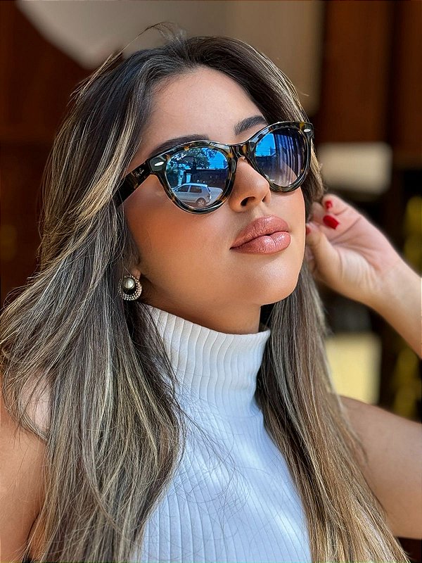 Óculos de Sol Ray Ban Wayfarer Way Redondo