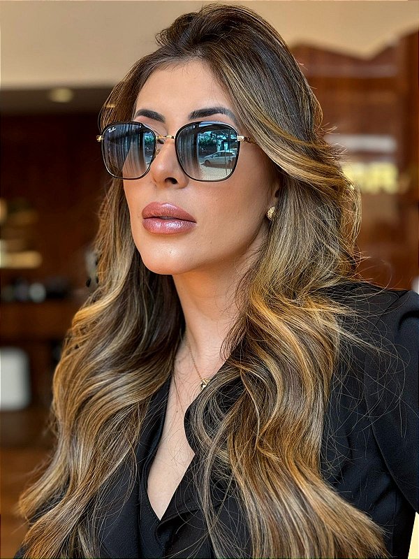 Óculos de Sol Ray Ban - Clear Gradient Blue