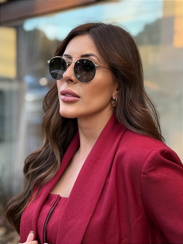 Óculos de Sol Ray Ban - Round Double Bridge