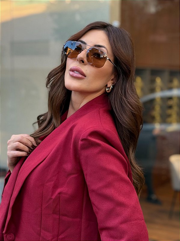 Óculos de Sol Web - Metal Prata Fosco