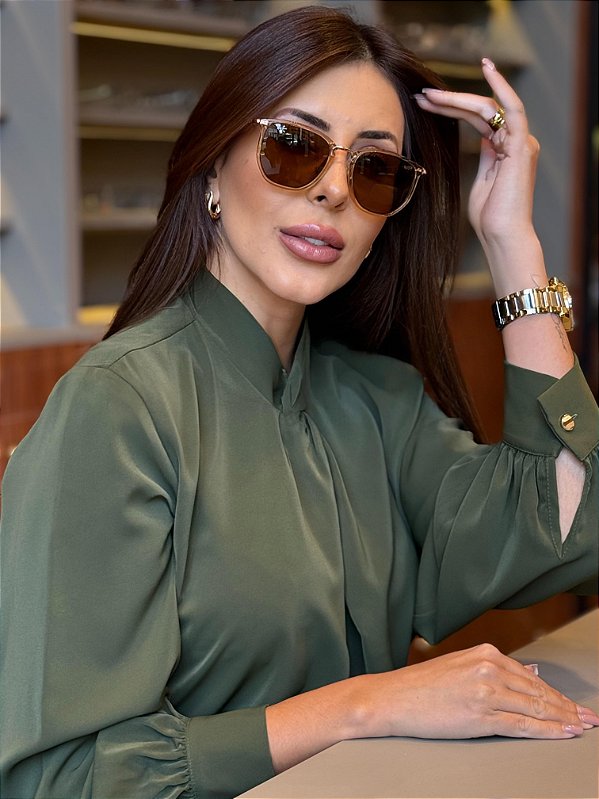 Óculos de Sol Ray Ban - Nude Translúcido