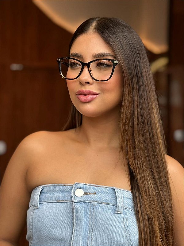 Óculos de Grau Elegance - Acetato Demi
