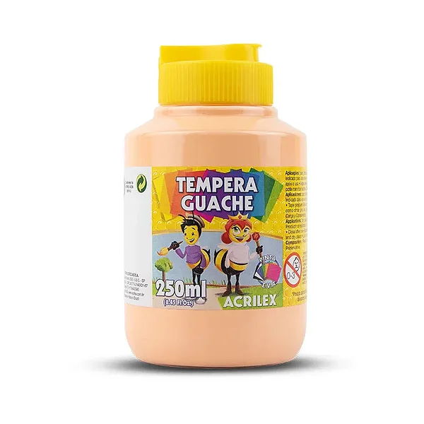 TINTA GUACHE 250ML AMARELO PESSEGO ACRILEX