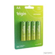 PILHA ALCALINA AA BLISTER C/4 ELGIN