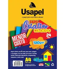 BLOCO CRIATIVO A4 120G 24 FOLHAS