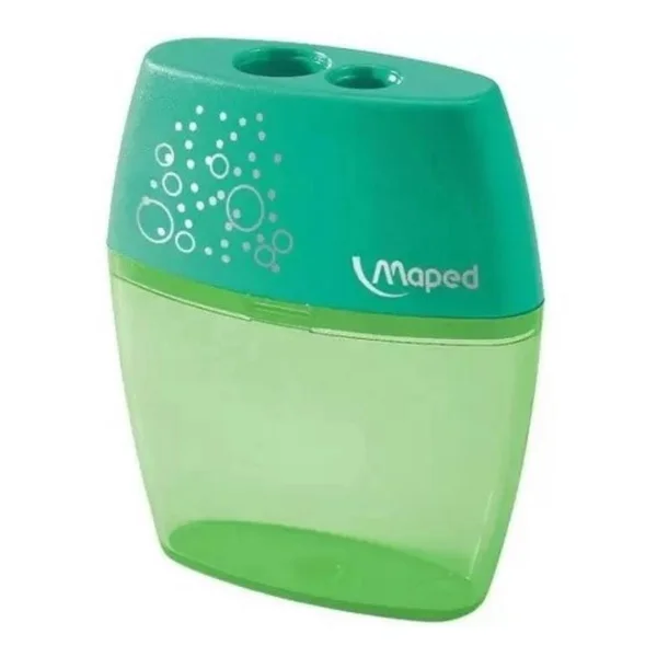 Apontador 2 Furos com Depósito Maped Shaker