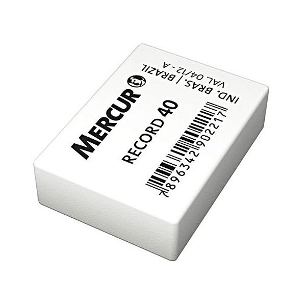 Borracha Branca Redbor 40 Mercur Escolar