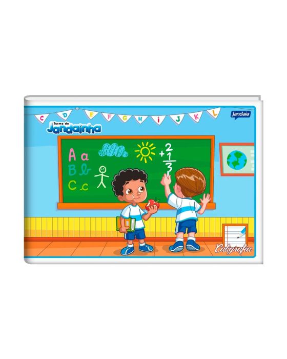 CADERNO CALIGRAFIA BROCHURA CAPA DURA 1/4 40FLS