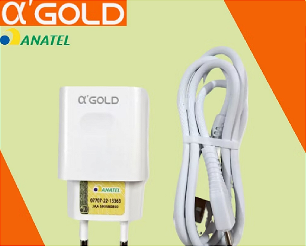 Carregador de parede A'GOLD turbo tipo-c