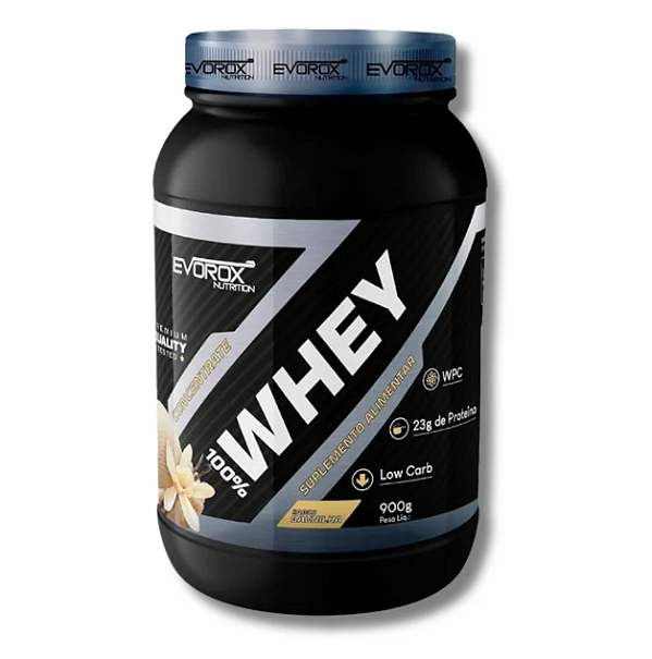 WHEY PROTEIN 100% POTE 900G - EVOROX NUTRITION