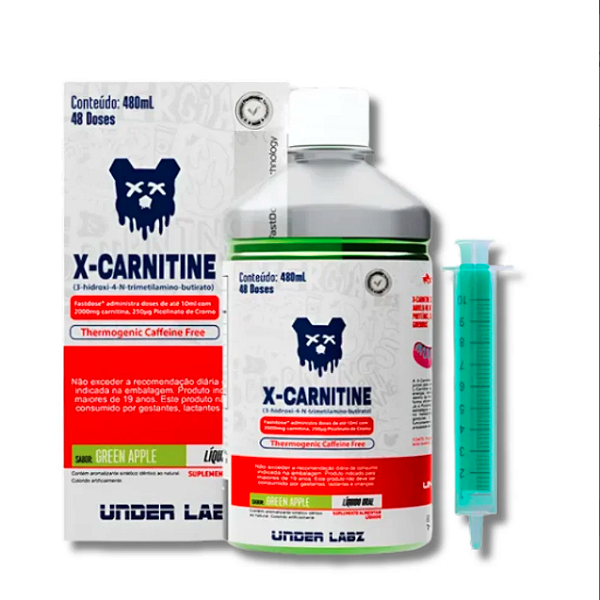 X-CARNITINE FRASCO 480ML - UNDER LABZ