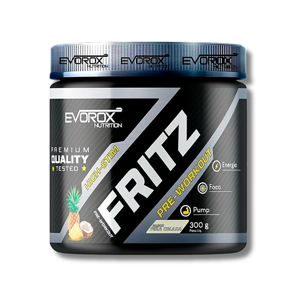 PRÉ TREINO FRITZ AGRESSIVE 300G - EVOROX NUTRITION