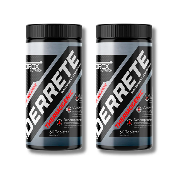 TERMOGÊNICO DERRETE 60 CAPS EVOROX NUTRITION – 2 UNIDADES