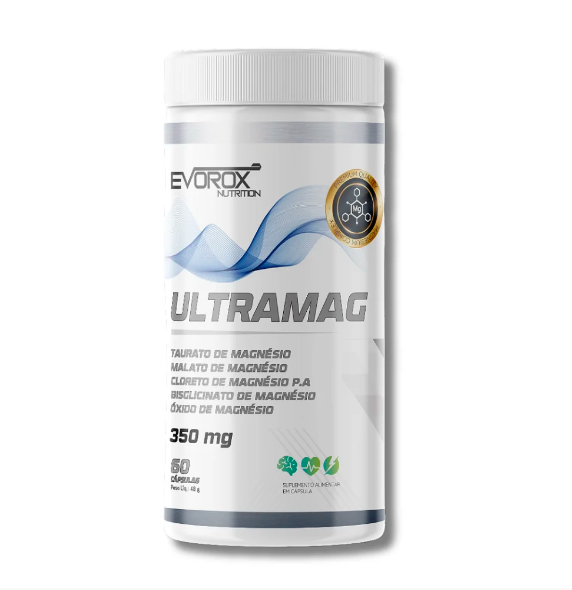 MAGNÉSIO ULTRAMAG 350MG 60 CÁPSULAS – EVOROX NUTRITION