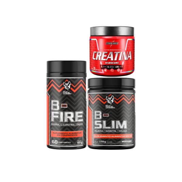 KIT EMAGRECEDOR FOGO NO CACHORRO + CREATINA 300G INTEGRAL