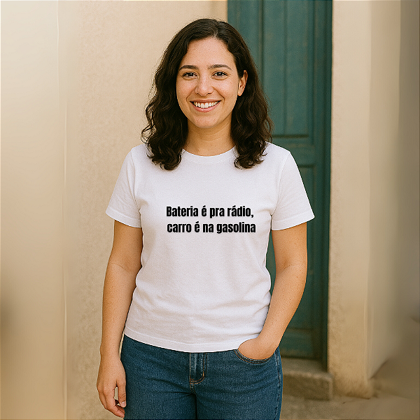 Camiseta Bateria é pra rádio