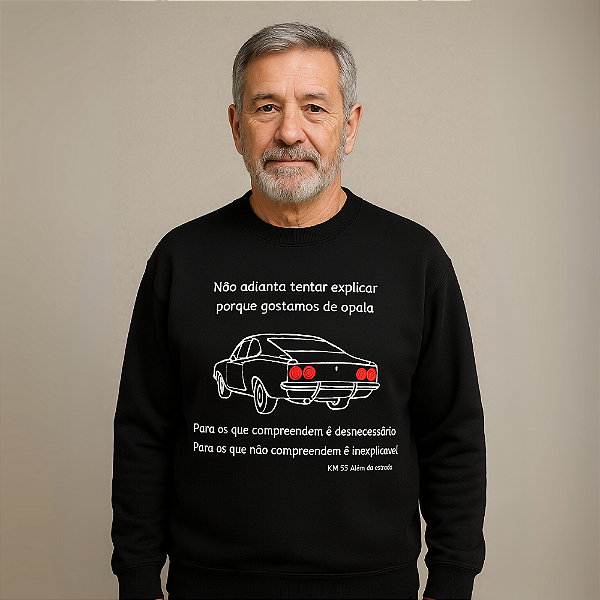 Moletom inexplicável paixão -opala