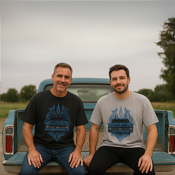 Oversized Chama Azul