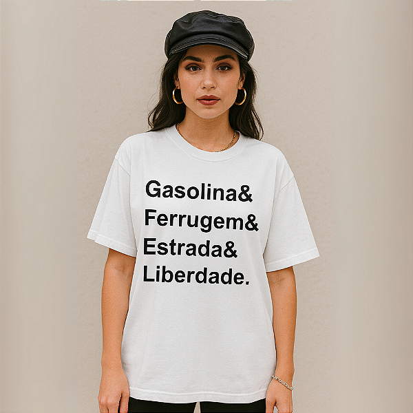 Oversized Gasolina & Ferrugem & Estrada & Liberdade