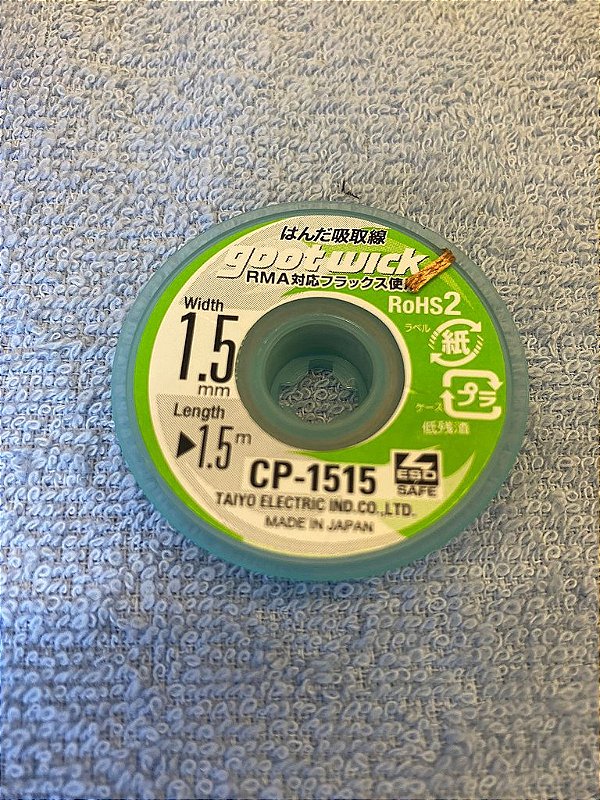 Malha dessoldadora goot wick original 1.5 1,5m