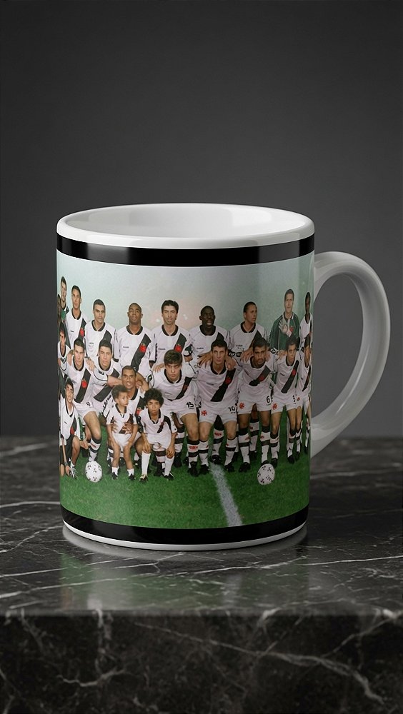 Caneca de porcelana Personalizada time campeão libertadores , Ídolos e Conquistas do Vasco da Gama