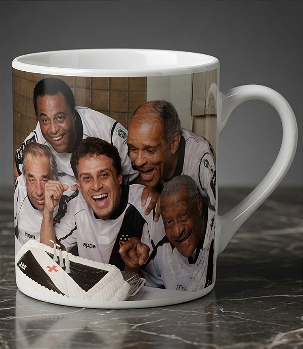 Caneca de porcelana Personalizada centenario com idolos, Ídolos e Conquistas do Vasco da Gama