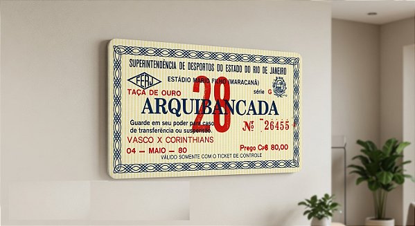 Quadros 20x30 Ídolos e Conquistas do Vasco da Gama