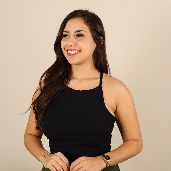 Cropped Top Feminino Tecido Duna Transpassado Com Bojo Tendencia Blogueira Blusa Moda Verão