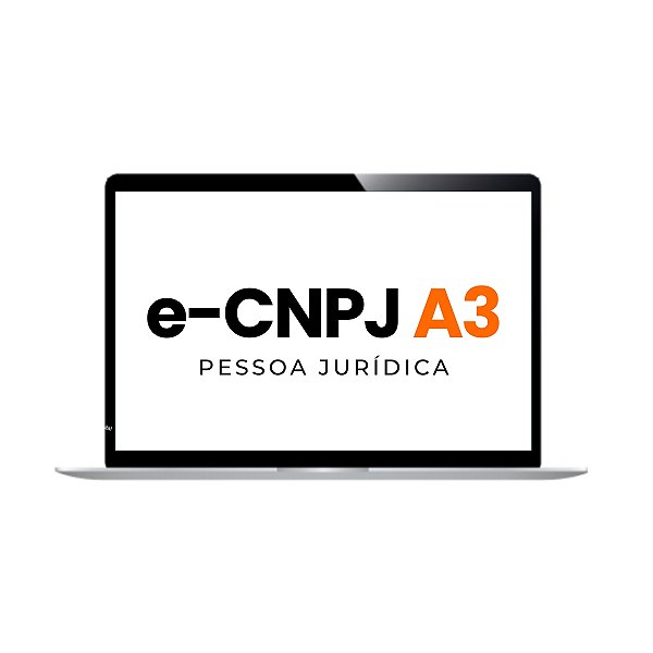Renovação Certificado Digital e-CNPJ A3 Com 3 Anos de Validade (Sem mídia)
